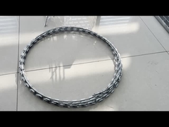 Barreras de cercas de barbilla alambre de púas galvanizado en caliente revestido de PVC