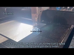 Rejilla de malla de alambre perforada galvanizada con agujero redondo de 6 mm