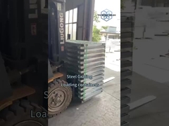 Acero de pasarela de rejilla de trabajo pesado antiderrapante suelo industrial duradero