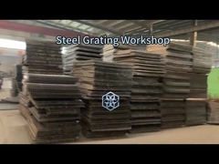 ISO9001 Rejilla de pasarela de acero galvanizado y sumergido en caliente de 32*5 mm