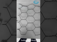 Excelente Durabilidad Caja de gabión recubierta de zinc para la pared de contención de control de inundaciones