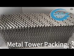 Embalaje corrugado de metal resistente a la corrosión moderno para torres de destilación