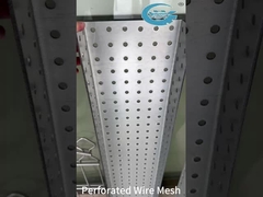 Tamaños personalizados de malla de alambre galvanizado perforado para cercas industriales de ventilación