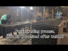 Revestimiento en polvo de cercas temporarias soldadas con certificación ISO9001 2015