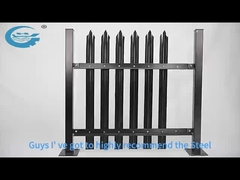 Valla de Palisade de Acero 2-3m de Ancho 10 Años de Garantía