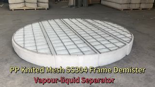 Vídeo del depurador húmedo pp demister SO2
