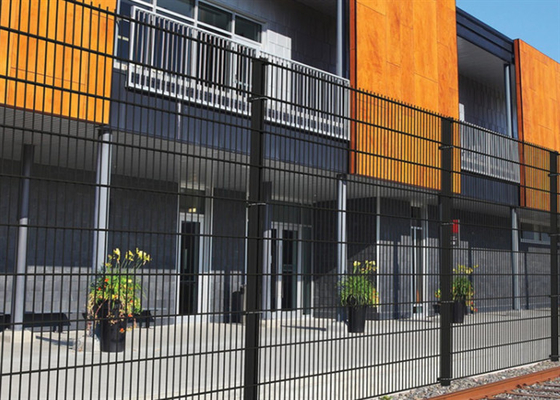 Powder Coated Grey Color 8/6/8 Double Loop Wire Fencing