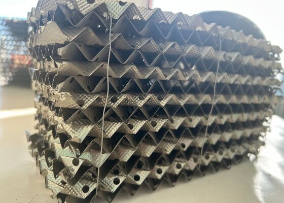 Corrugated Metal Structured Packing for Absorption & Scrubbing 500Y