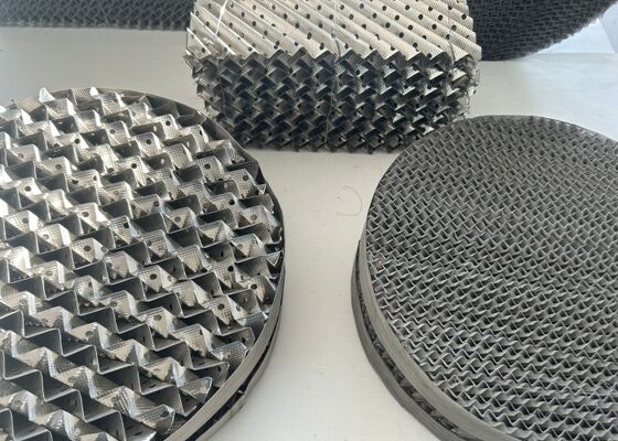 250Y Metal Structured Packing Mass Transfer for Distillation Columns