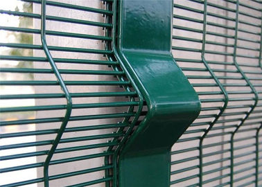 High Security Metal 358 Security Fencing Power Coated Wire Gauge 3mm - 6mm