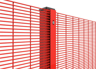 High Security Metal 358 Security Fencing Power Coated Wire Gauge 3mm - 6mm