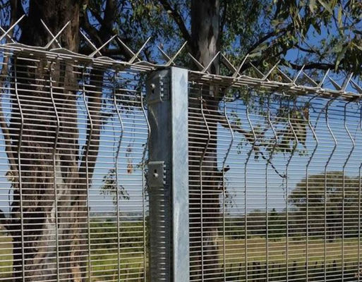 Low Carbon Steel Wire Clear View Anti Climb 358 Security Fencing 1.8*2.5m
