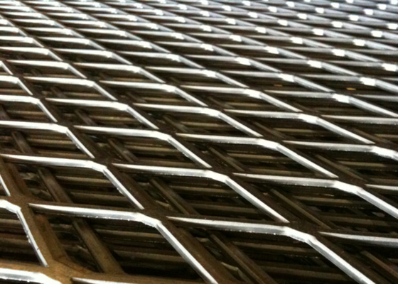 Metal ampliado galvanizado Mesh Sheet For Security OEM del agujero de 30 * de 60m m