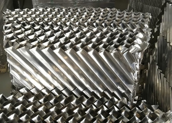 Embalaje estructurado de metal de destilación de 700C para un embalaje estructural eficiente