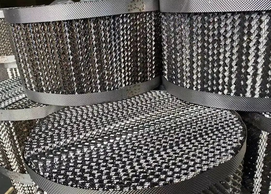 SS304 Envases de estructura metálica corrugada para torres de destilación