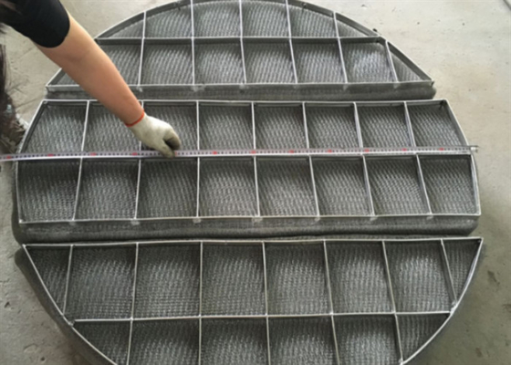 Acero inoxidable 304 316 Pad Demister de malla de alambre para la separación de líquidos de gas de aviación