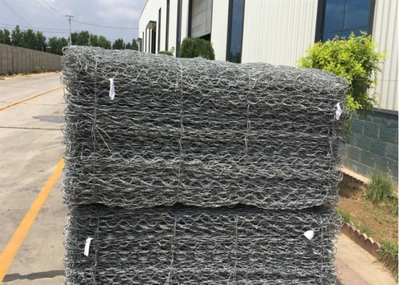 Hdg 120x150 Metales de malla fina Cestas de gabión para pared de contención de roca