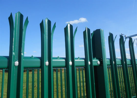 Recinto de seguridad con revestimiento de PVC Palisade W Pale 2.1 * 2.4m Para residencial