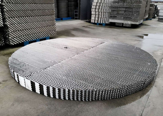 Acero inoxidable 304 embalaje estructurado regular para torre de fraccionamiento