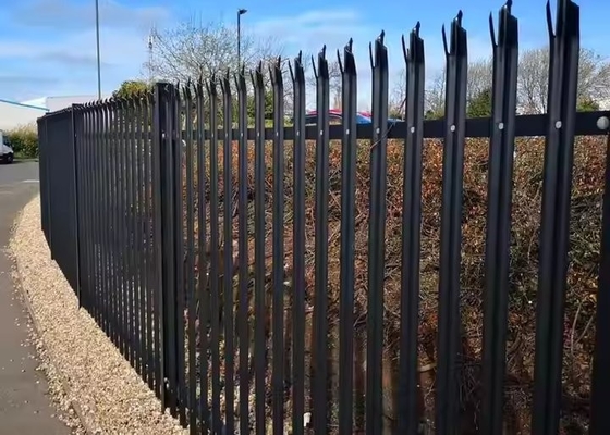 Barreras decorativas de acero con revestimiento en polvo estilo europeo para jardín