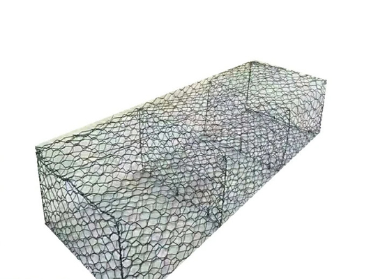 Pared de contención de caja de gabión hexagonal para control de inundaciones en ríos 3*1*1m
