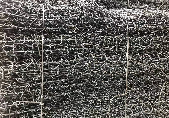 Cestas de alambre de gabión galvanizado 60 * 80mm para prevenir la rotura de la roca