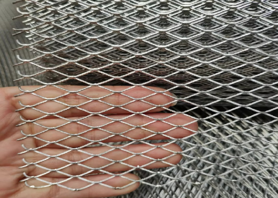 96 pulgadas de longitud de malla de alambre metálico expandido tipo de agujero de diamante