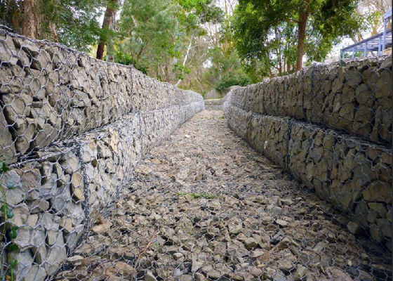 Reja de alambre de gabión galvanizado en caliente con agujero de malla 80x100mm