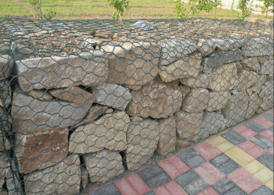 Soluciones de ingeniería civil de malla de alambre de gabión hexagonal doblemente retorcida
