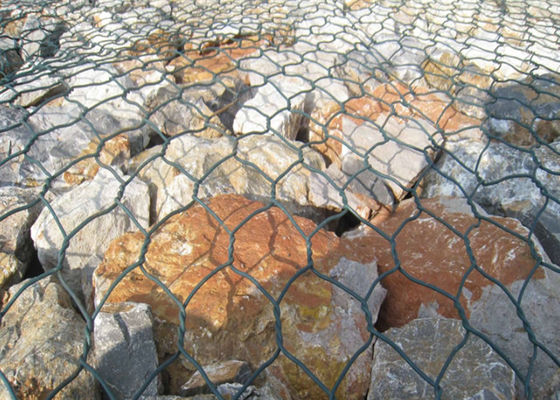 Cuadrícula de gabión galvanizado en caliente para el control de la erosión 2m x 1m x 1m