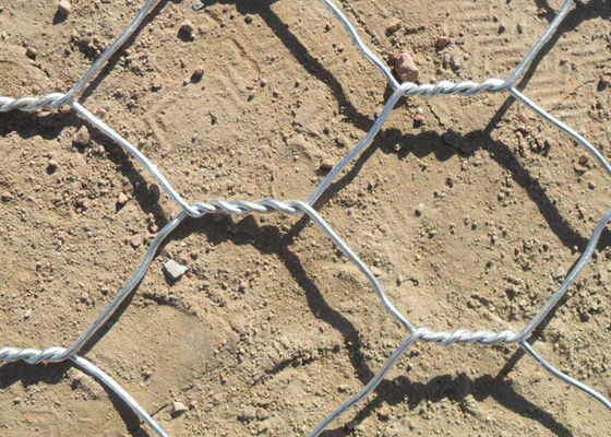 PVC / galvanizado en caliente alambre de hierro Gabion malla de alambre para la protección de pendiente
