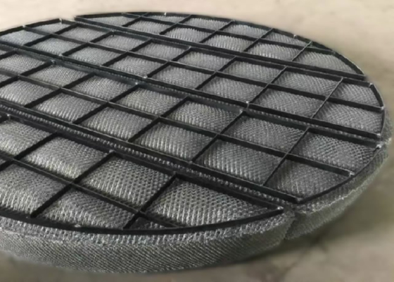 Pad Demister de malla de alambre de acero inoxidable para la separación de gases líquidos