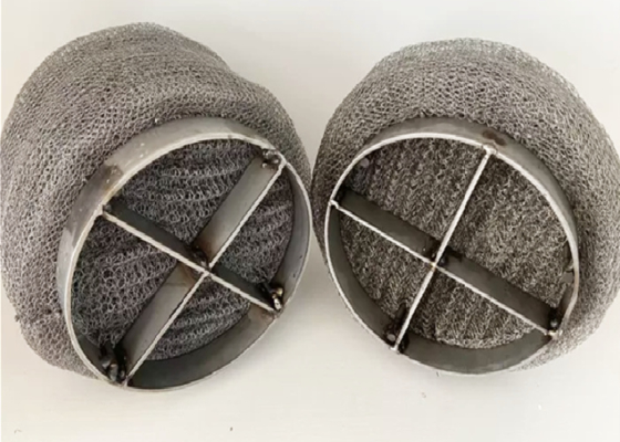 Pad Demister de malla de alambre de acero inoxidable para la separación de gases líquidos