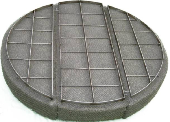 Acero inoxidable malla de alambre Demister Pad 2-635 malla para la separación de líquidos de gas