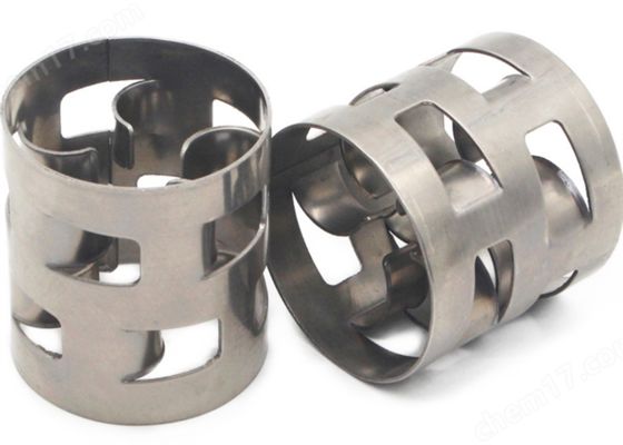 Acero inoxidable Pall Ring Metal Envasado aleatorio Baja presión