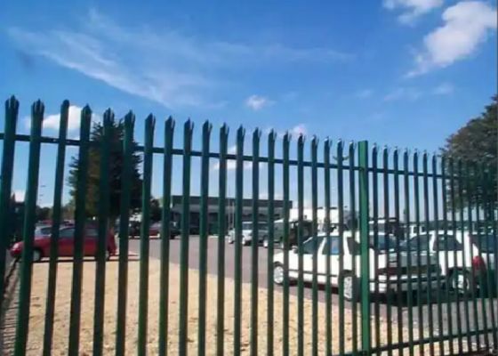 Panel de cercas de seguridad de acero galvanizado de alta durabilidad Sistema modular