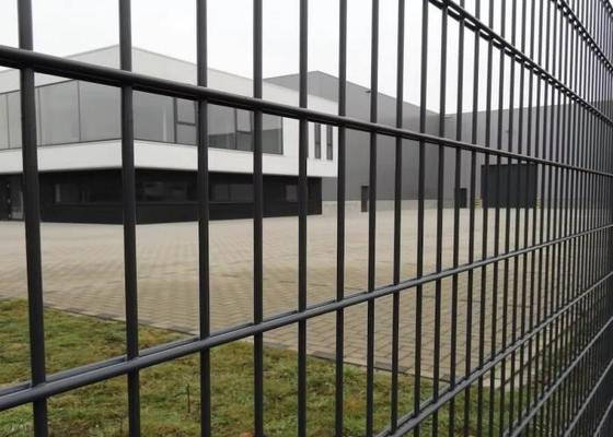 Diseño moderno PVC hierro doble bucle círculo malla de alambre cerca 2m Yard Gate