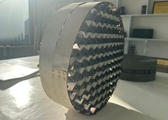 Empaquetadura Estructurada Metálica SS304 316L 500Y/700Y para Destilación