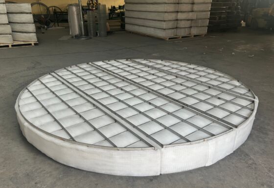 Pad Demister de malla de alambre de punto de PP para separador de vapor-líquido 3000 mm