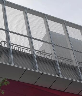 Arquitectónico Diamante Expanded Metal Mesh para fachada y diseño de interiores