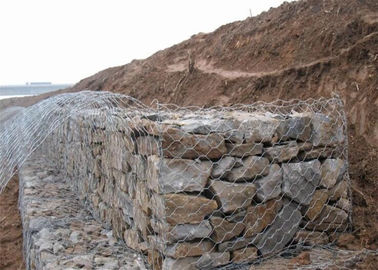 Indicador resistente 2-3.5m m de la malla de alambre revestida durable del PVC Gabion para la granja