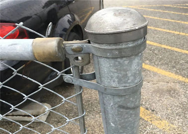 Galvanizado/Pvc cubrió la malla temporal de la alambrada que cercaba la cerca desprendible