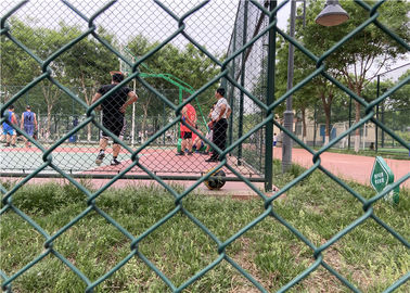 La cerca temporal verde/PVC de la malla cubrió la cerca 3.5m m de la alambrada para los deportes