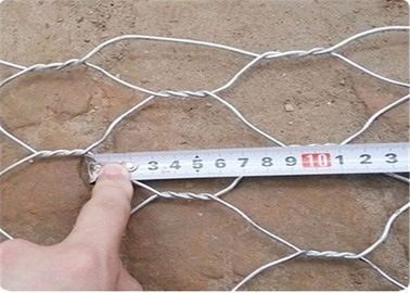 El Pvc cubrió/pared hexagonal galvanizada de Mesh Gabion Basket For Retaining del alambre