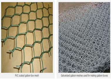 Caja soldada con autógena 60x80m m galvanizada de los 2x1x0.5m 2.4m m Gabion