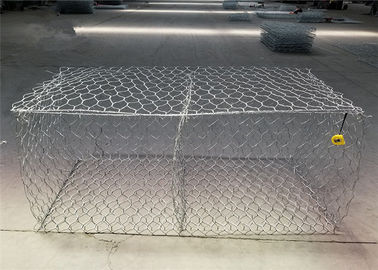 malla de alambre de 2.2m m 60x80m m Gabion para la pared de Gabion de la orilla del río