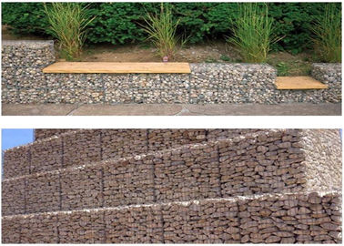 2x1x1m Gabion Basket Wire Mesh ASTM A974 Estándar para el río