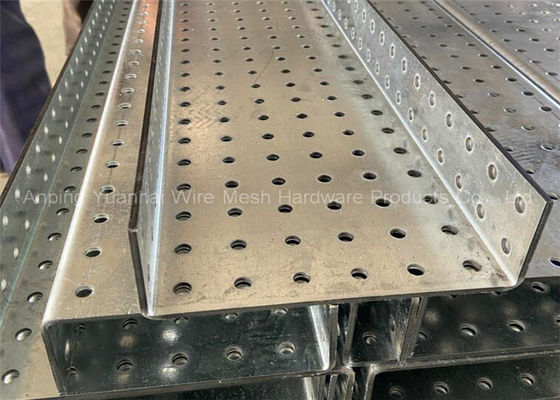 Soporte de acero del dintel de la altura del metal perforado 20m m de la puerta 103m m