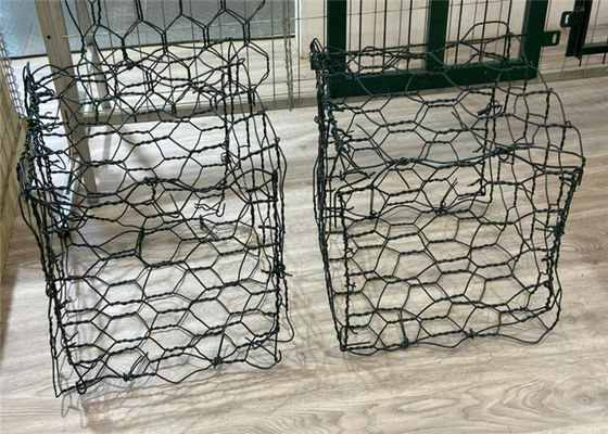 Alambre con poco carbono Mesh For River Bank del alambre 2.4m m 80x100m m Gabion