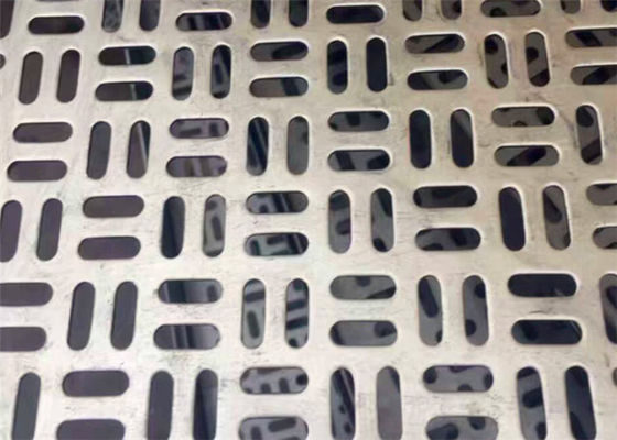 El grueso Q235 del ISO 4m m perforó el metal Mesh Sheet
